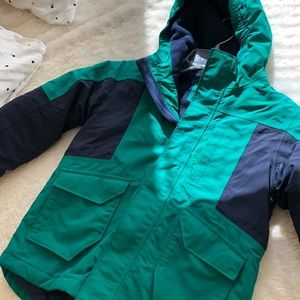 Lands’ End Squal Boys’ Puffer/Raincoat  Jacket